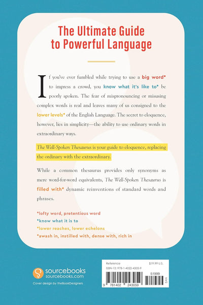 The Well‑Spoken Thesaurus – Vocabulary Builder for Smarter Writing, Speaking & Communication